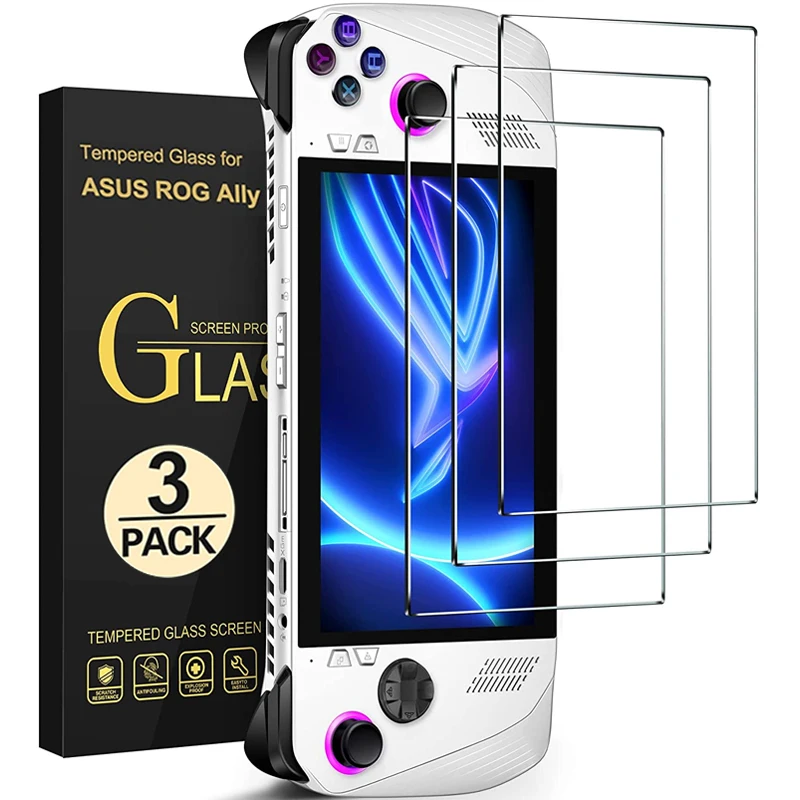 1/2/3Pcs Vetro Temperato Protettivo Per Asus Rog Ally Pellicola Protettiva Per Schermo Antigraffio Per Asus Rog Ally 7 "Accessori In Vetro