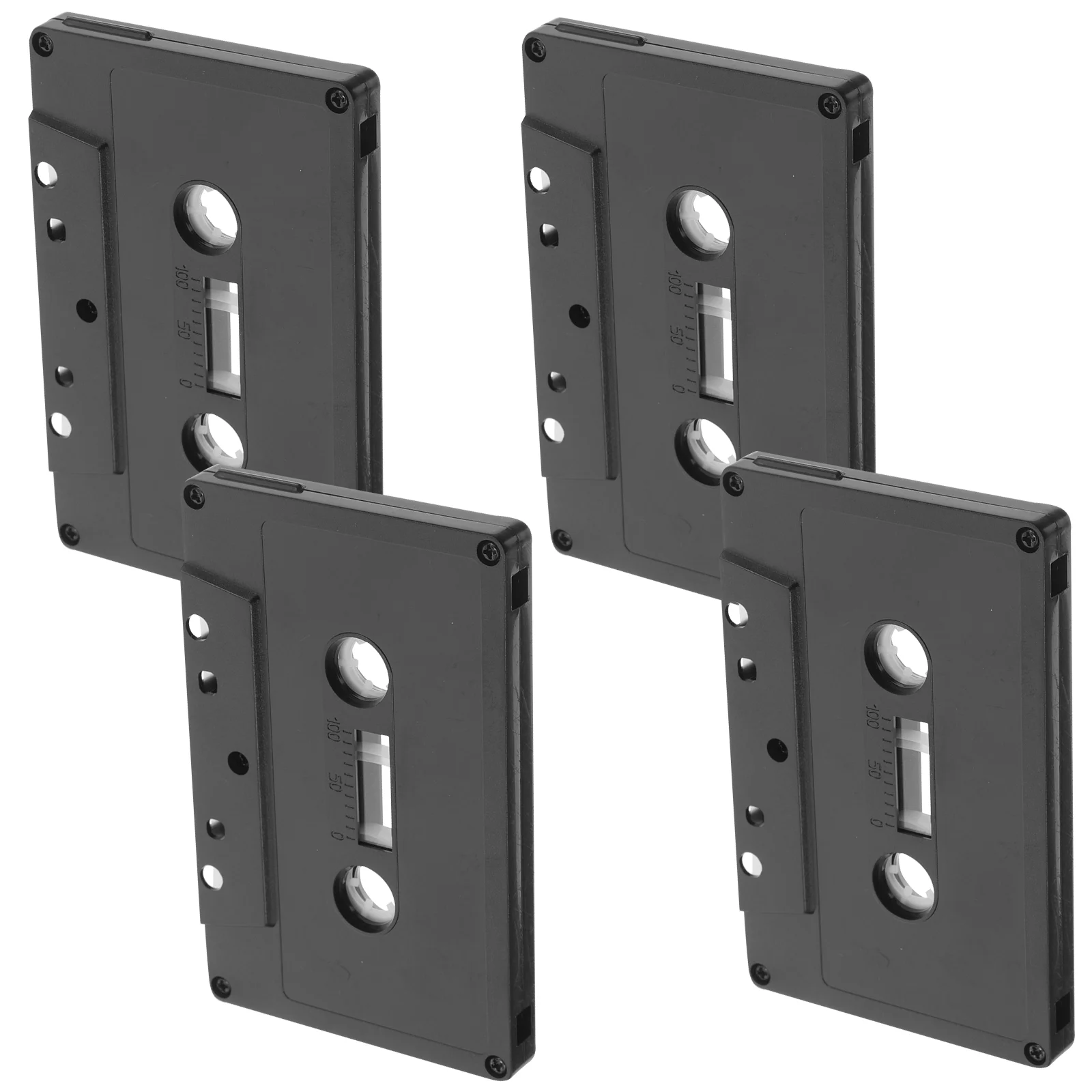 

4pcs Blank Audio Cassette Empty Audio Cassette Tape Handcraft Supply Cassette Decoration