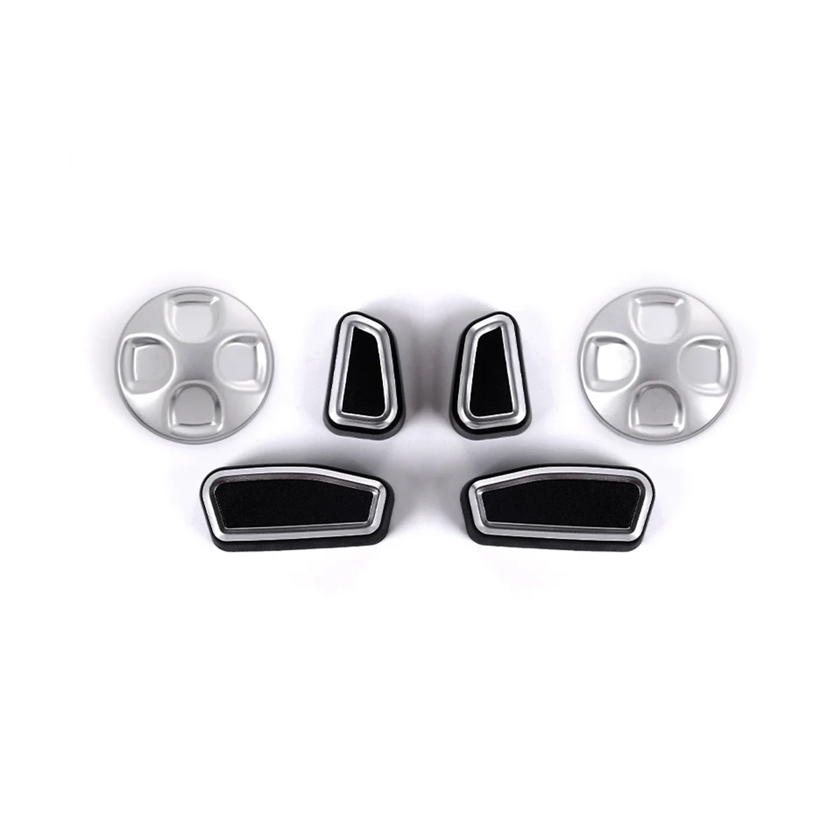 

1 Set Of 6 Pieces Car Accessories Seat Button Cover for 2014 2015 2016 2017 Interior Accessories