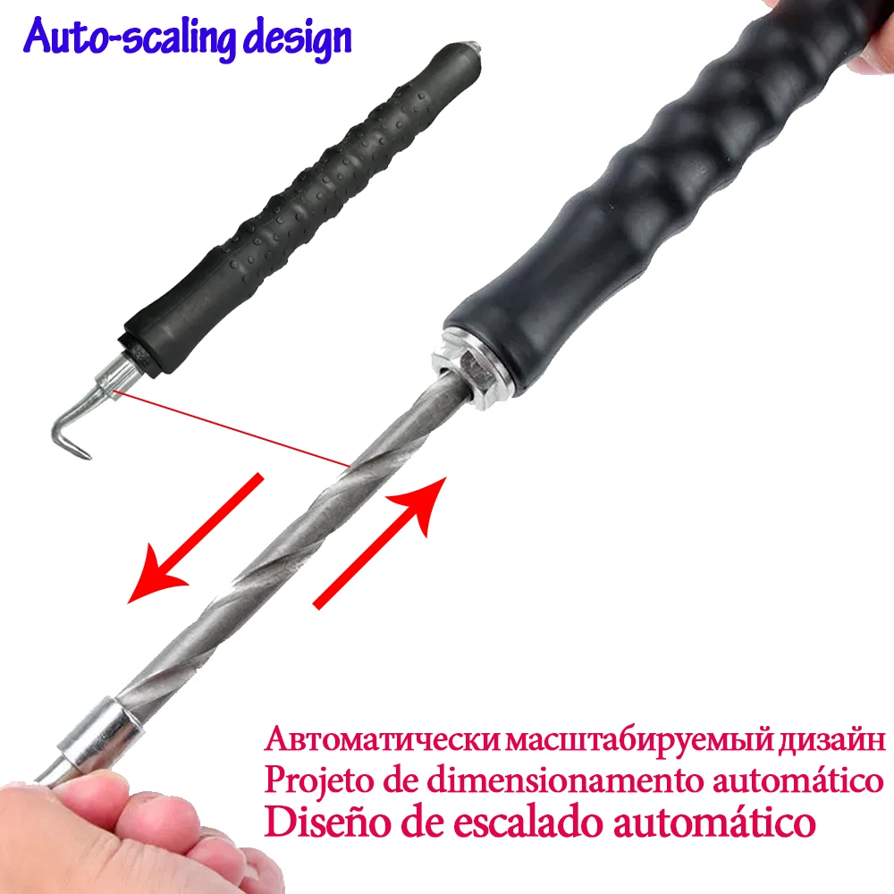 1/2/4Pcs Automatic Rebar Tie Wire Twister Concrete Metal Wire Twisting Fence Pull Tie Reinforced Hook Hand Construction Tools rebar tie wire twister