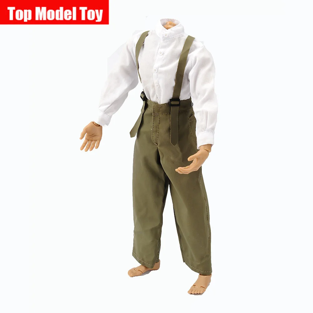 1/6 Scale World War II German Soldier Clothes Bag Pants Hat Tools ...