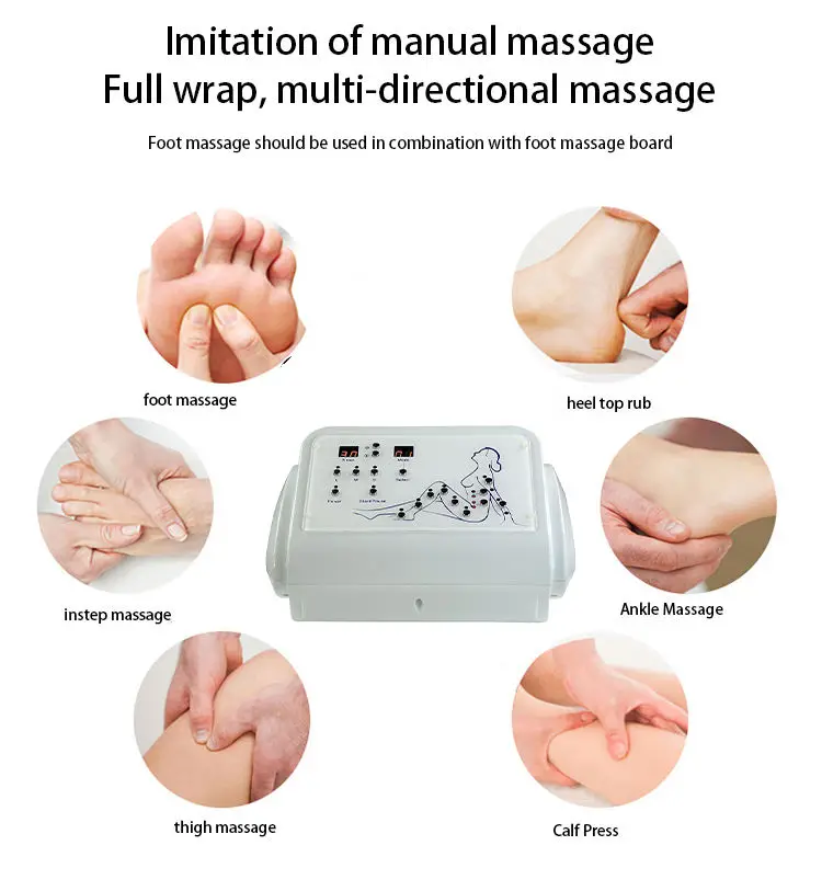 Professional Pressotherapy Machine Air Lymphatic Massage Device for Arms Shoulders Belly Legs Waist And Foot Pump