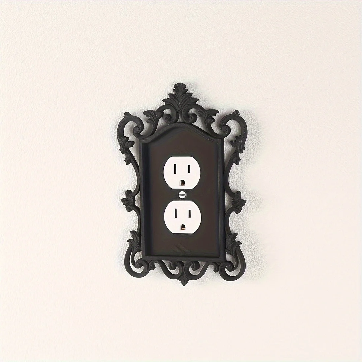 Gothic Switch Panel Cover Home and Office Decorative Wall Panel Durable Plastic Artistic Design Halloween Decoration light switch cover pixel style switch board switch glass panel