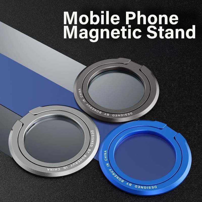 Magnetischer Fingerringhalter für MagSafe-Telefon, Smartphone-Zubehör für iPhone 14 15 Pro/Max, Mini-Magnet-Telefonständer, Griffhalterung