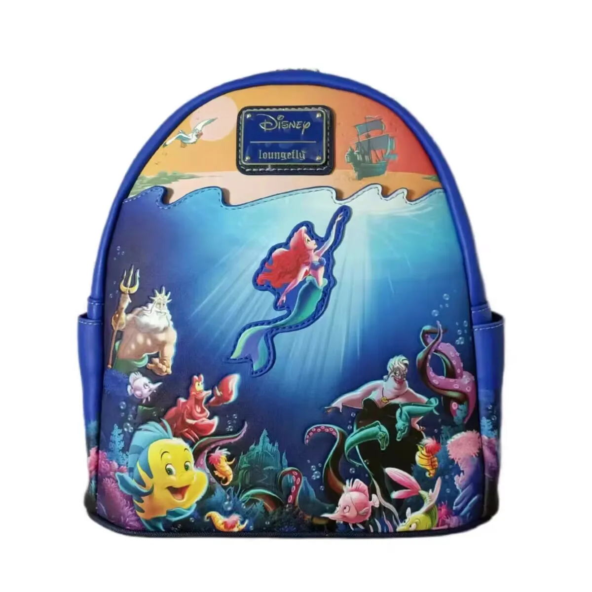 thumbnail image 1 of New Loungefly Disney Pixar Up Working Buddies Womens Double Strap Shoulder Bag Purse School Backpack Cute Cartoon Backpack Gift, 1 of 5