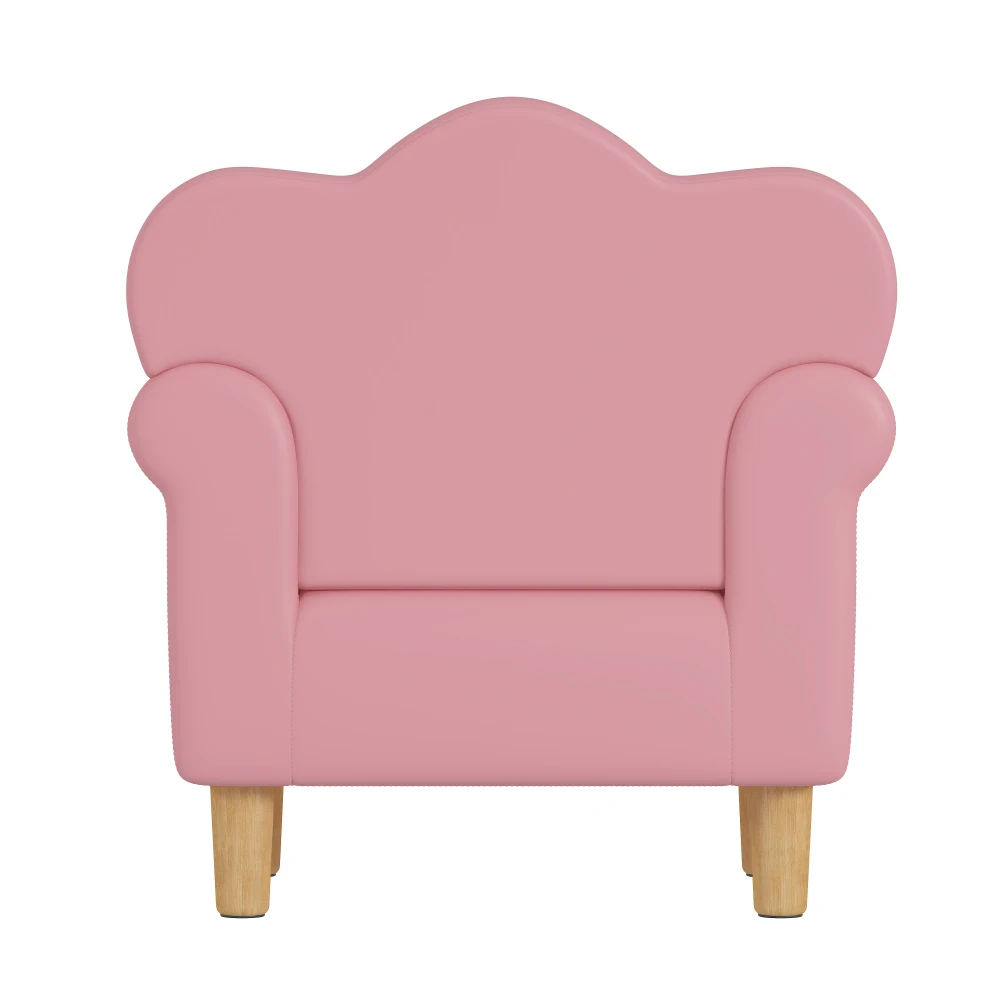 Upholstered Children's Sofa, Children's  Armchair, Petal-shaped Toddler Sofa Chair, Suitable for Playroom, Children's Bedroom 5