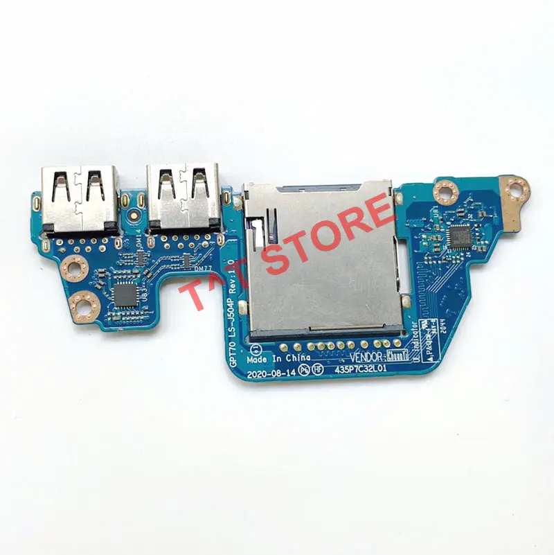 Originale Per Hp Envy 17-Cg 17M-Cg 17T-Cg Muslimusb Sd Card Reader Board Ls-J504P Spedizione Gratuita