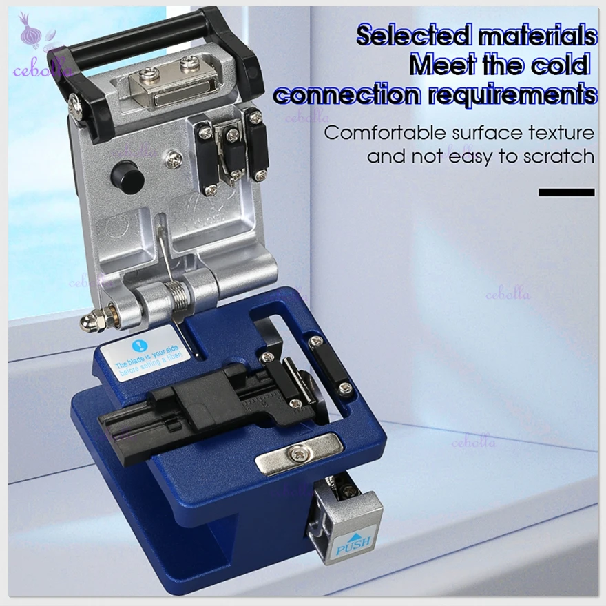 Fiber Cleaver Fc-6S Ftth Tool Cleaver Fiber Optic Cutter Connessione A Freddo Coltello Da Taglio In Fibra Ottica Metallo Dedicato