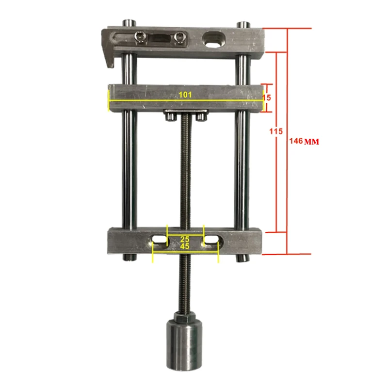 CNC Milling Machine Bench Drill Vise Fixture Aluminium Alloy Flat Tongs