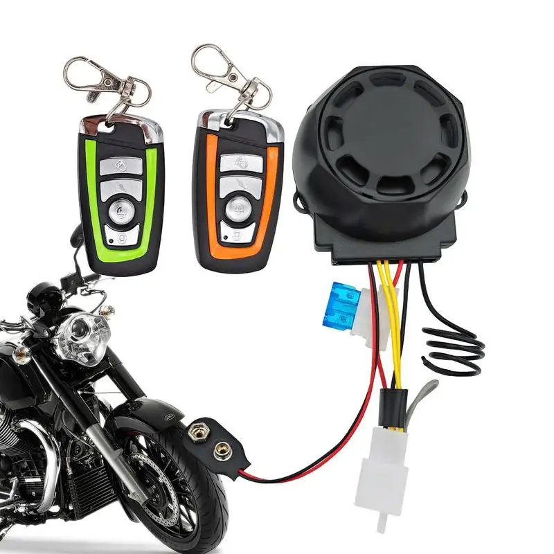 Motorcycle Anti-Theft Alarm Waterproof Alarm Security System With Vibration And Motion Sensor With Remote Control Car Accessory motorcycle antitheft alarm wireless remote control bicycle security alarm vibration sensor security system motorcycle alarm