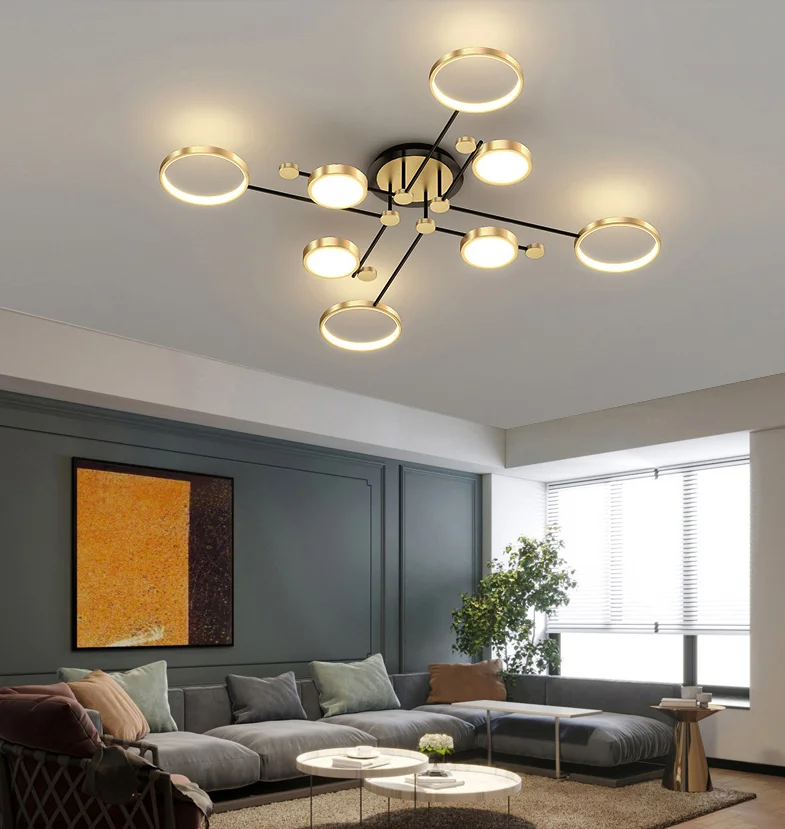 

Living Room aluminum chandelier modern LED chandelier interior lighting