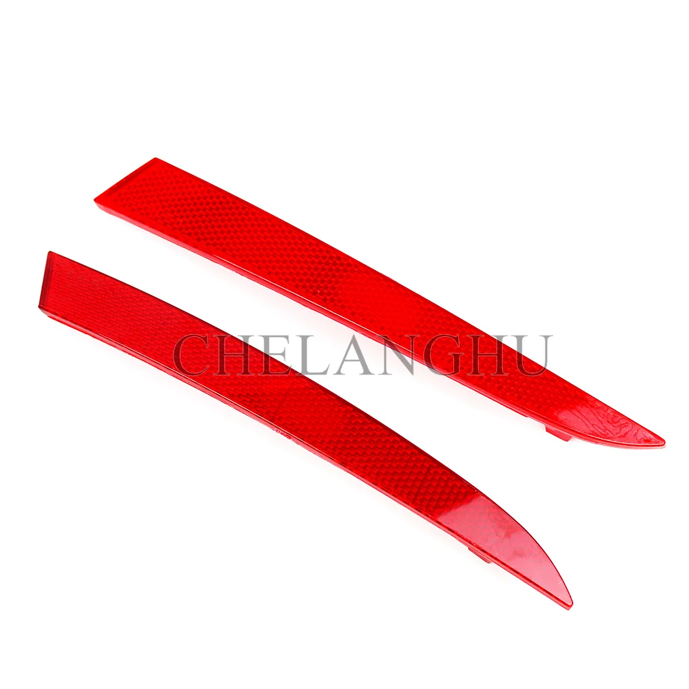 For Seat Ibiza 4 Door 2009 2010 2011 2012 Car-styling Red Rear Bumper Reflector Tail Light Bars Brake Parking Warning