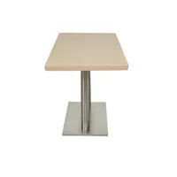 Ekintop moderne minimaliste Rectangle école bibliothèque salle de lecture meubles Restaurant cantine cadre en bois salle à manger chaise Table 6