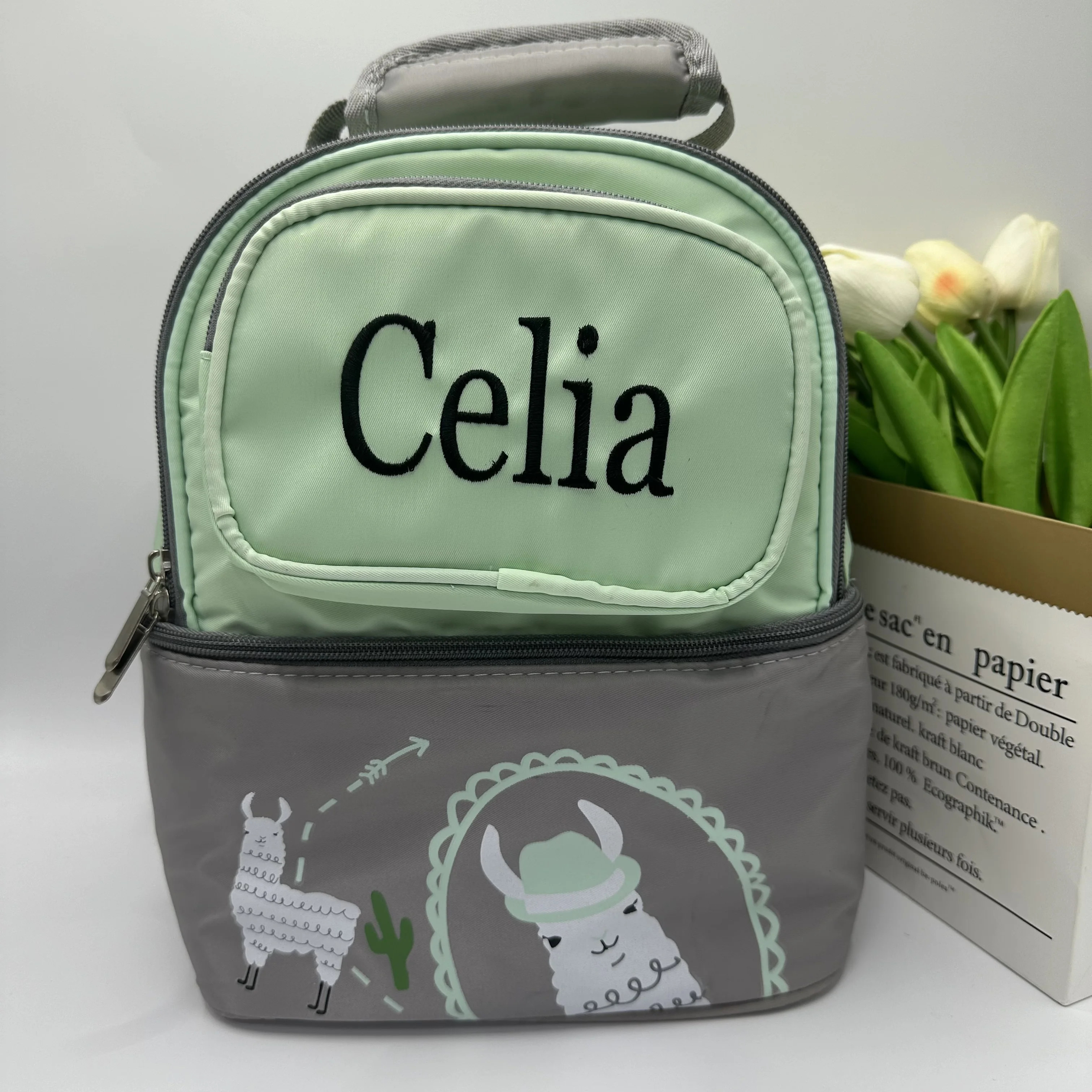 

Custom New Multifunctional Outdoor Picnic Bag Personalized Name Lunch Bag Waterproof Mommy Bag Baby Breast Milk Preservation Bag