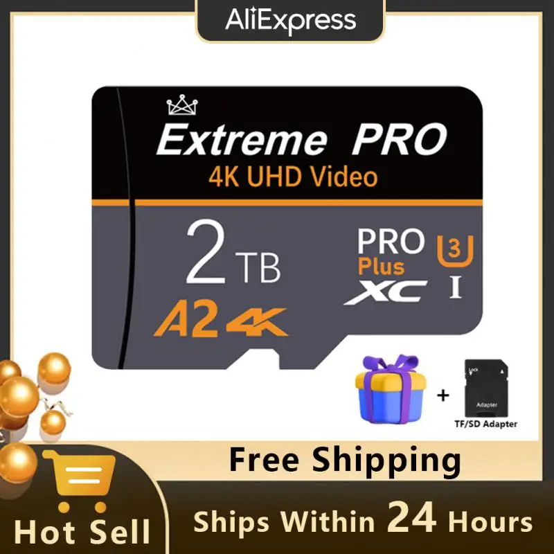 Scheda Di Memoria Flash Sd/Tf 2Tb 1Tb A2 U3 Micro Tf/Sd Card 128Gb Mini Sd Card 64Gb Tf Flash Memory Card 512Gb Per Nintendo Switch