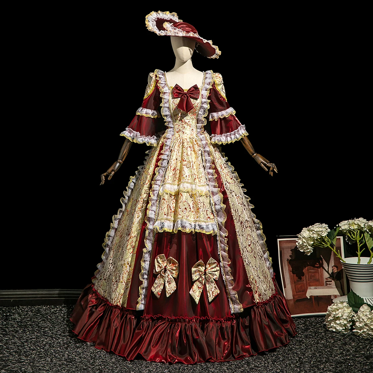 Customized Women Halloween Party Fantasy Dress Renaissance Victorian Historical Masquerade Dresses