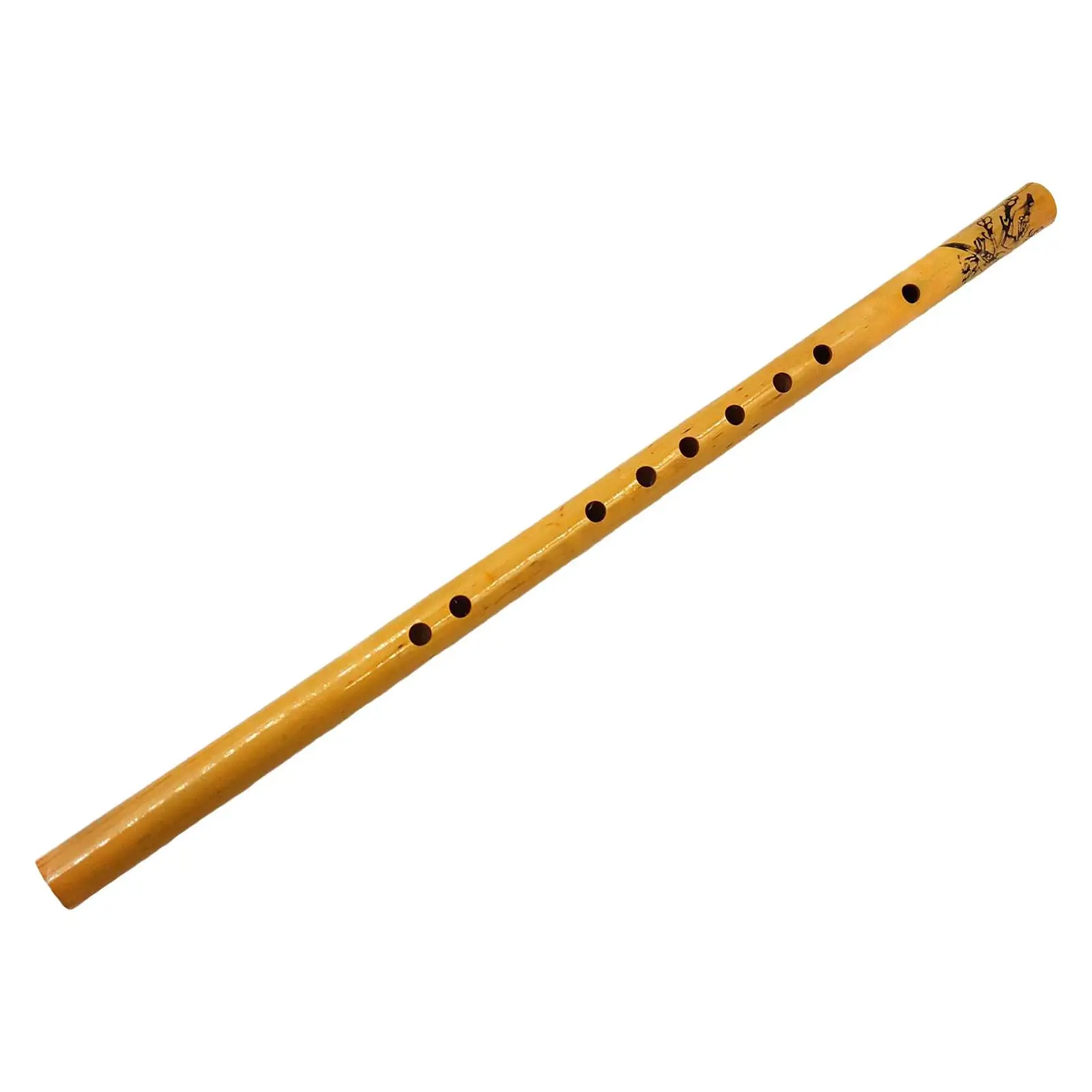 Vertical Flute Portable 9 Holes Traditional for Flautist Band Bamboo Flute Musical Instrument Woodwind Instruments vertical flute