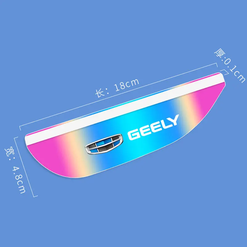Car Side Rear View Mirror Rain Eyebrow Visor Snow Guard For Geely geometry C Emgrand Gc6 Gx3 Ec7 Atlas Cross NL3 X6 Accessories