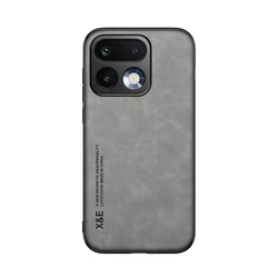 Elegant PU Leather Case - Soft Back Cover Skin Feel for Realme 16T (Light Gray)
