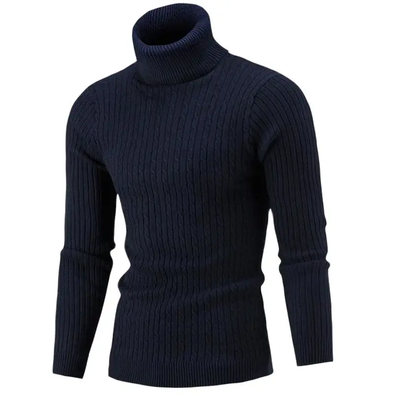 

Turtleneck Sweater Men Winter Sweater Male Sweater Man Pullover Mens Knitwear Pull Homme High Neck Sweater Stretch Men Pullover