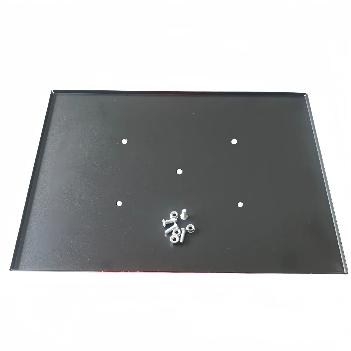 Supporto per Proiettore, Scaffale Portaoggetti in Metallo, Piastra Adattatrice per Treppiede Telescopico da Pavimento, Accessori per Proiettore e Decoder 26Cm*36Cm