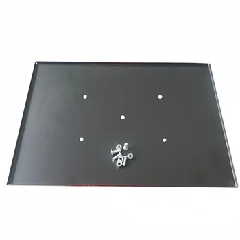 Supporto per Proiettore, Scaffale Portaoggetti in Metallo, Piastra Adattatrice per Treppiede Telescopico da Pavimento, Accessori per Proiettore e Decoder 26Cm*36Cm