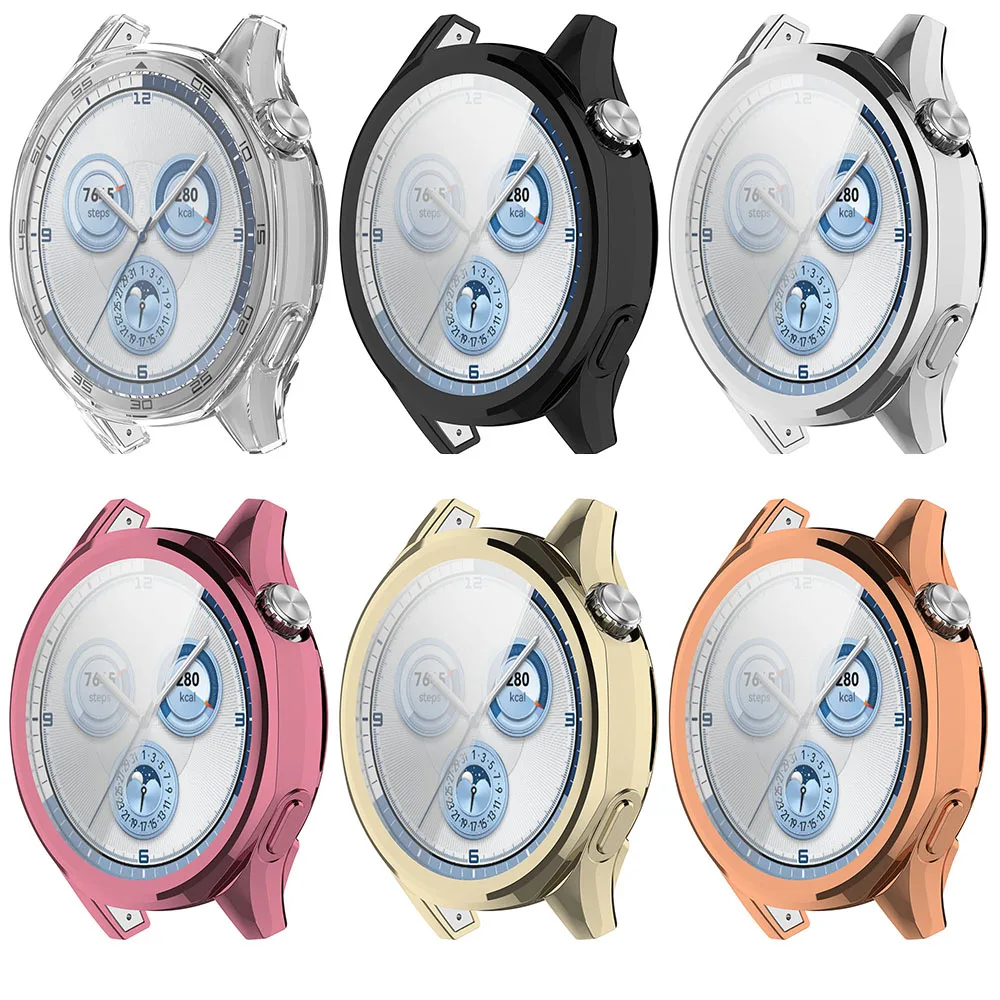 Durable TPU Protective Case Cover for Smartwatch - Full Coverage Screen Protector and Replacement Frame