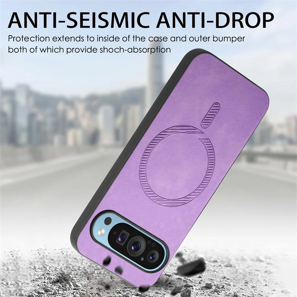 Magnetic Wireless Charging PU Leather Matte Case with Magsafe Technology
