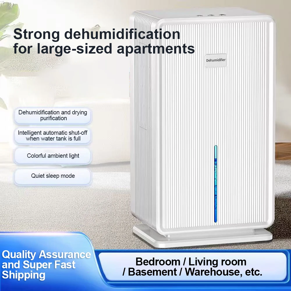 Electric Air Dehumidifier Moisture Absorber For Home Bathroom Basement