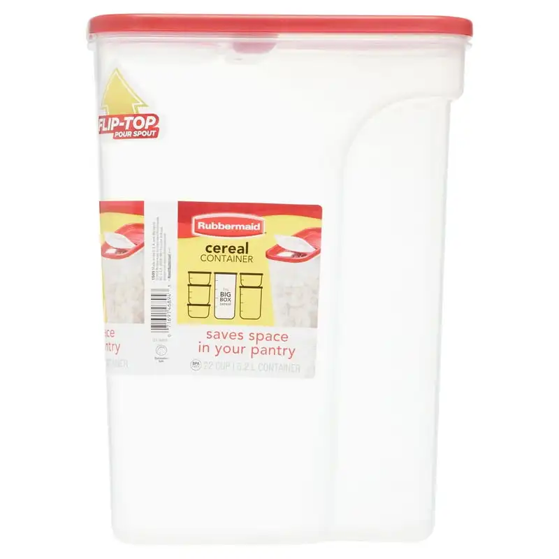 

Modular Flip-Top Cereal and Food Storage Container, Red, 22 Cup Silicone kitchen accessories Silicone air fryer liner Aluminium