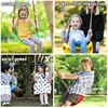 Children Outdoor Swing Set Disc Tree U-shape Adjustable Ropes Swing Playground Garden Active Social Interactive Fun Game for Kid 2