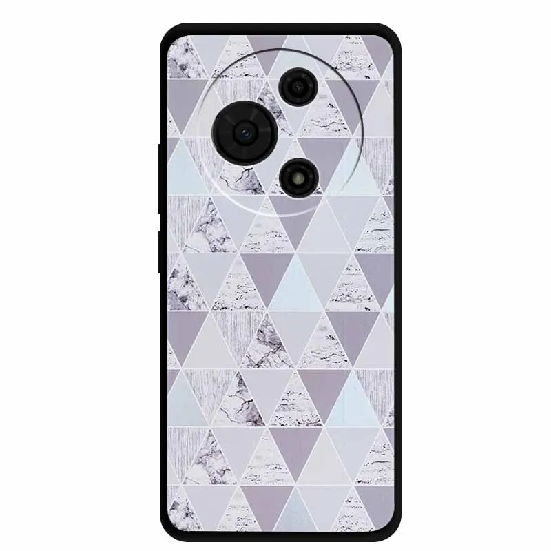 Gradient Marble Painted Silicone Phone Case - Shockproof Soft Cover