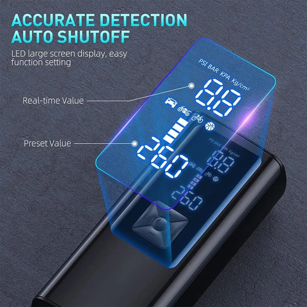 Ÿ�̾� ��â�� �޴�� ���� �����, 150PSI �޴�� ���� ����, 6000mAh ���͸�, ���� ��â ���� ���� ����