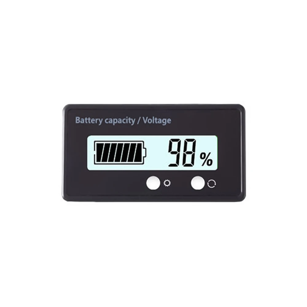 DC 12V 24V 36V 48V 60V 72V LCD 디지털 전압 표시기 GY-6GS 배터리 용량 전압계 대부분의 자동차용 DC 8-120V