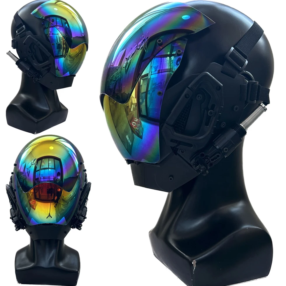 絵 「MASK」 🤖 Robot ZERO Cyberpunk Techwear Mask - 3D Model STL Files