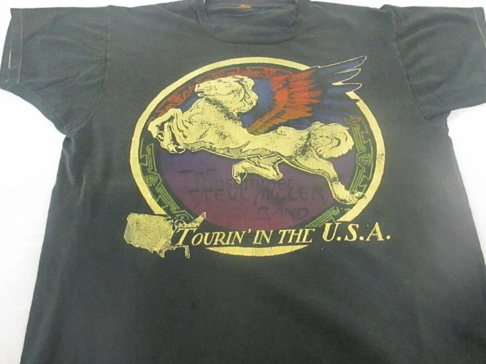 

Vtg Steve Miller Band Tourin' In The Usa Concert Band T Shirt Size Men'S Large