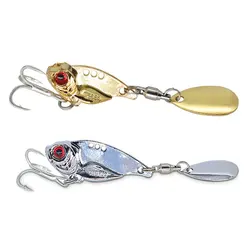 Premium Spinner Fishing Lures - Rotating Sequin Metal Spoons for Winter Hard Bait Fishing (10g)
