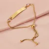 Fnixtar 10 pièces Bracelet d'amant en acier inoxydable réglable rose bleu strass Bracelets Couple amoureux cadeau