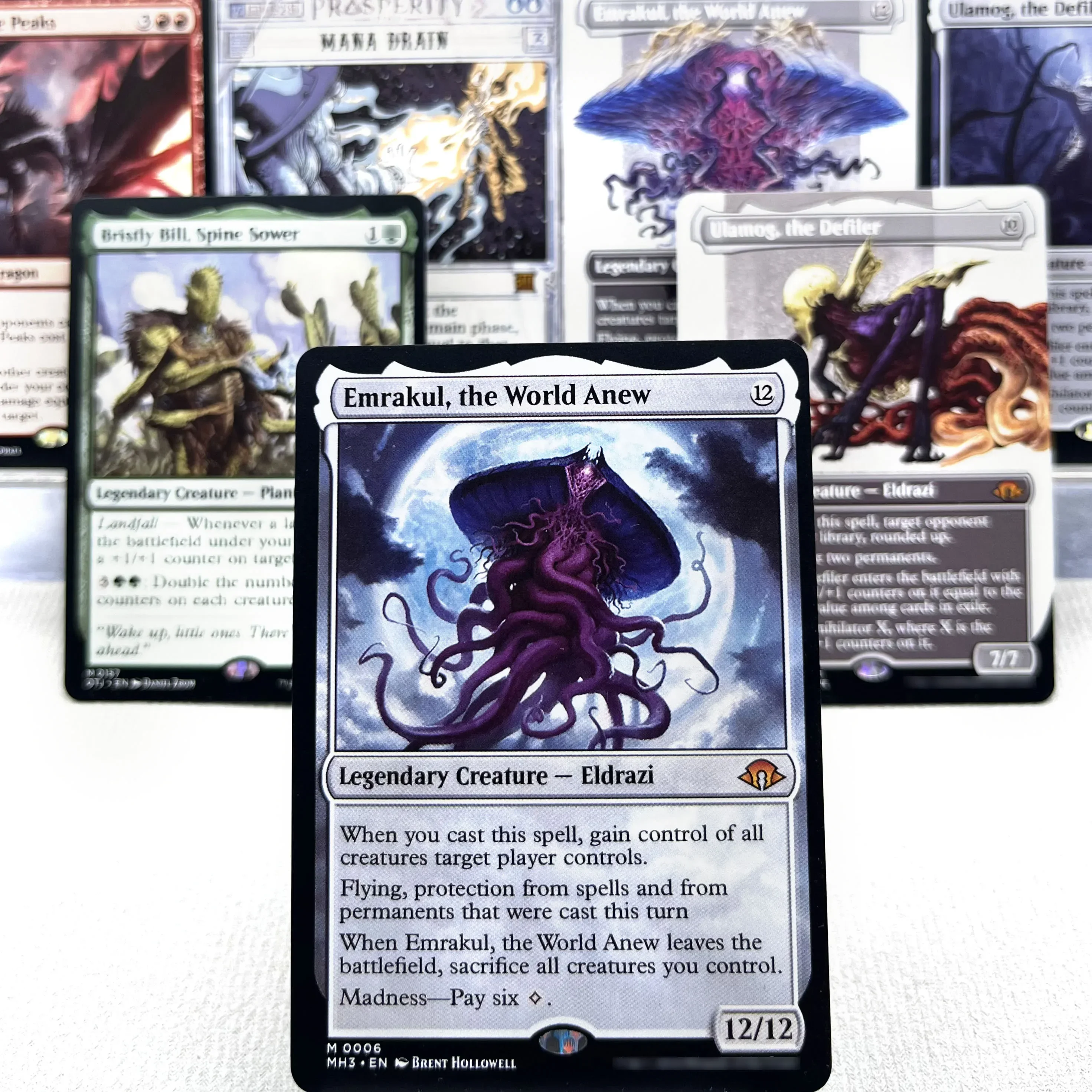 MH3 OTJ OTP HOLO7-Ⅰ04 Tcg cards proxys Magical Ulamog, the Defiler Bristly Bill, Spine Emrakul, the World Anew Gather