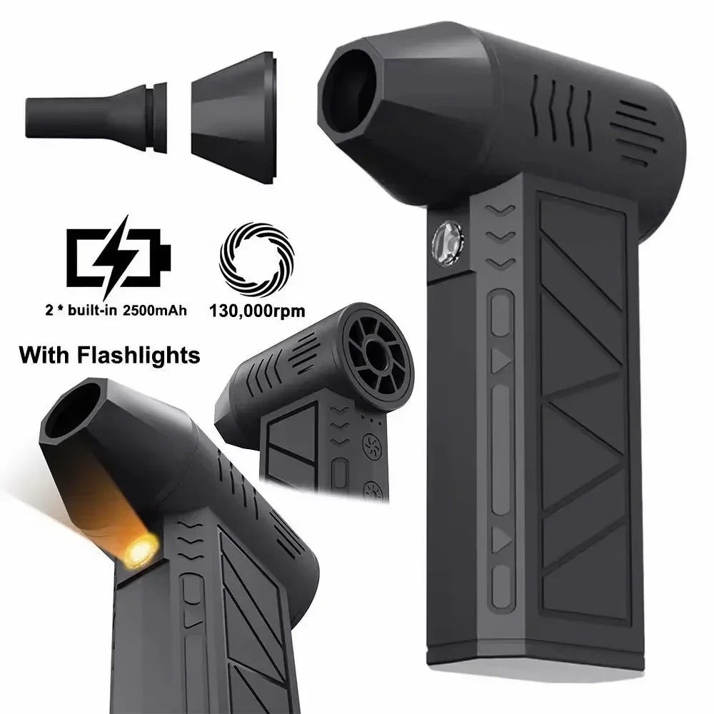 130000RPM Mini Air Blower Handheld Electric Turbo Jet Fan Industrial Dust blower Brushless Motor Violent Blower Wind Speed 52m/s 5
