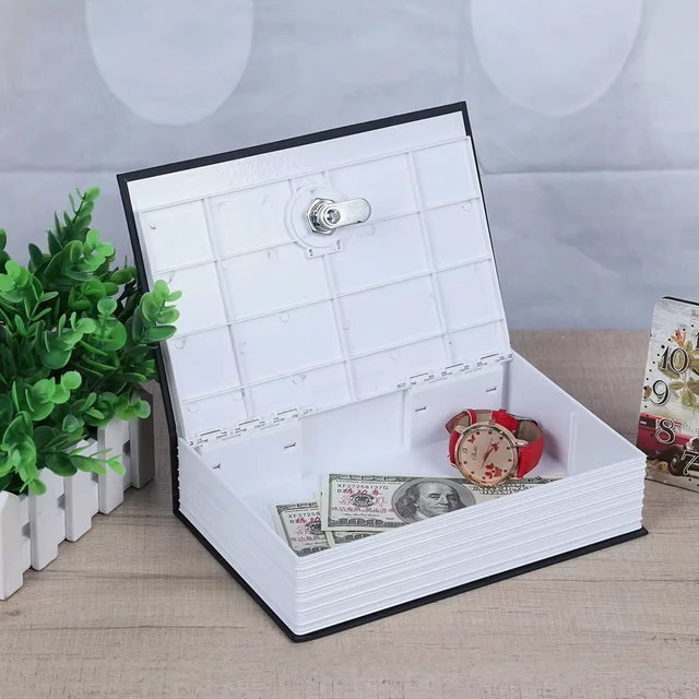 Dictionary Mini Book Safe Security Key Locker Money Hidden Secret Safe Key Safe Box Cash Money Coin Storage Jewellery Lock Boxes 2