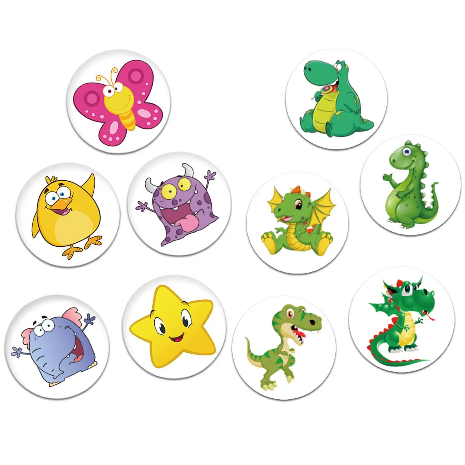 Wall Stickers Color Changing Toilet Targets for Kids Potty Training
