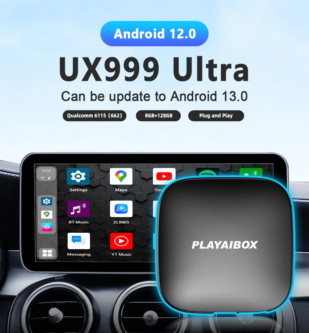 Playaibox Ai Box Ux999 Ultra Qualcomm Snapdragon 662 Android 12.0 