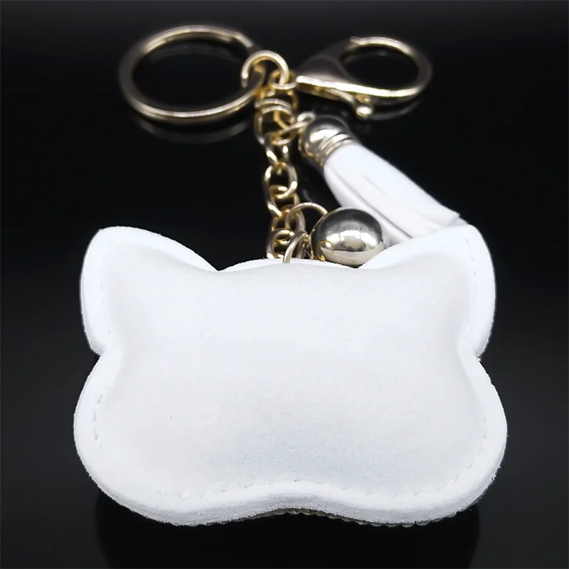 Nuovo PVC Cartoon Smile Cloud Grass portachiavi blu giallo rosa viola portachiavi per auto borsa coppia pendente morbido cordino regalo di cancelleria  21