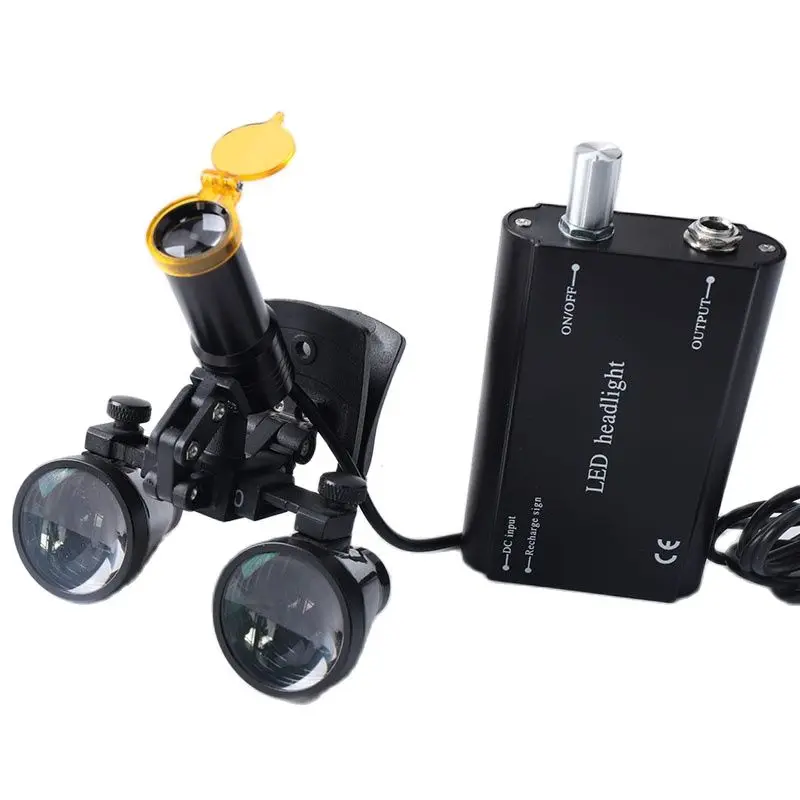 SurgicalLightClipOnDentalLoupes5wDentalHeadlightLedHeadlamp