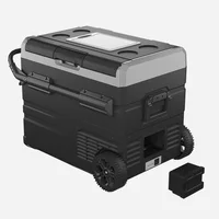 TWW35 12V solar power refrigerator mini deep fridge ac dc dual use camping car freezer dual use portable cooler 1