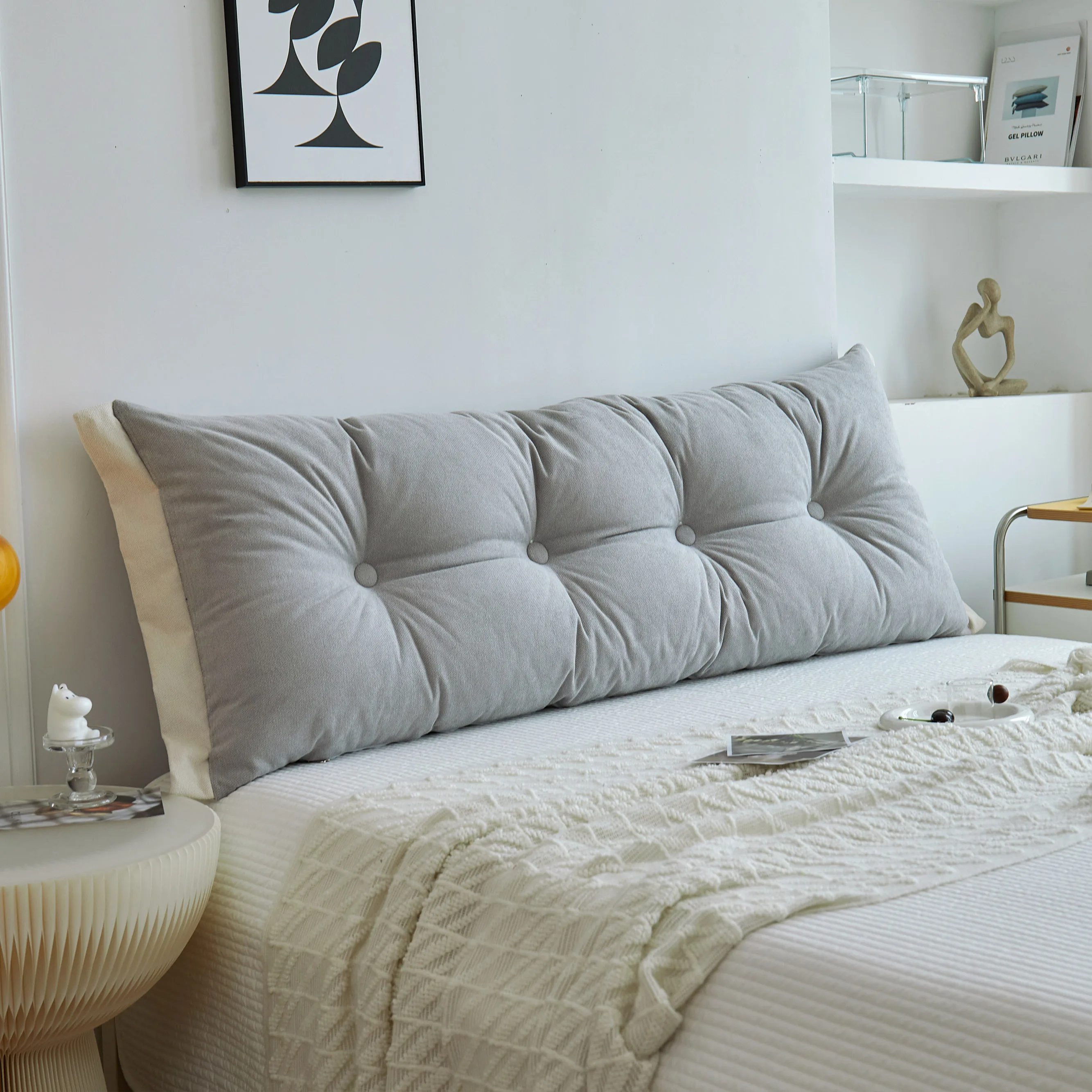 Cuscino per testiera letto avvolgente morbido cuscino matrimoniale