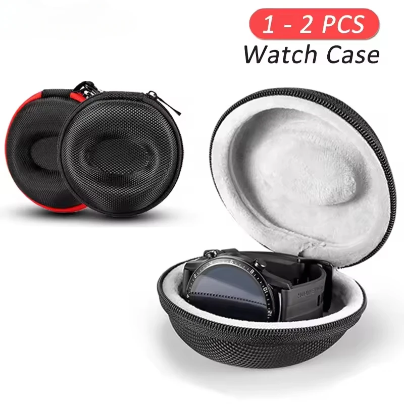 Watch Storage Box Watch Storage Bag Watch Storage Pouch 1-2Pc Travel Case Portable Storage Box For Single Watch Shock And Impact-resistant For Wristwatches Smart Watches Watch storage