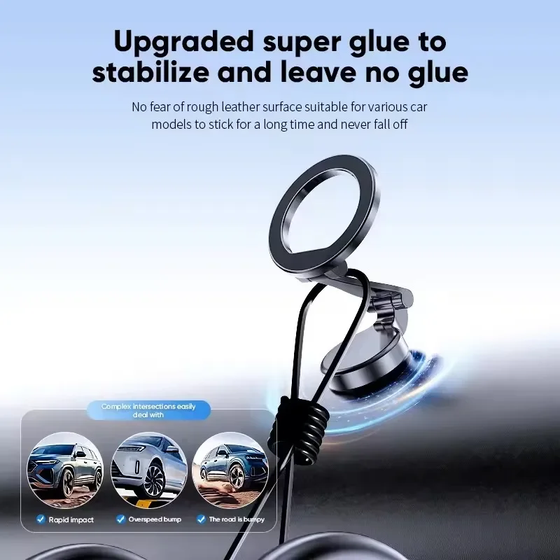 MagSafe Car Phone Holder - Universal Vehicle Mobile Support