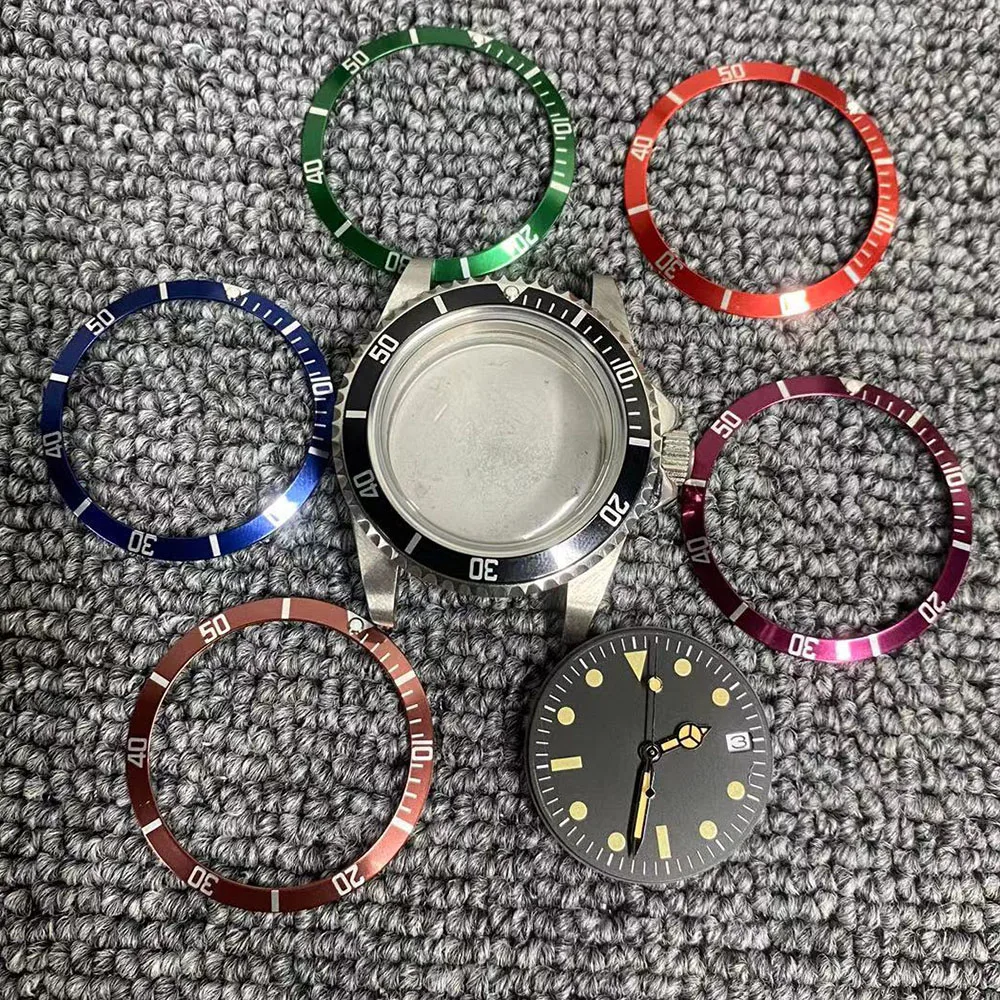 

39mm Silver Sterile Watch Accessories Pot Lid Top Sapphire Glass Fit NH35 NH36 NH34 Movement Mechanical Watch Modification